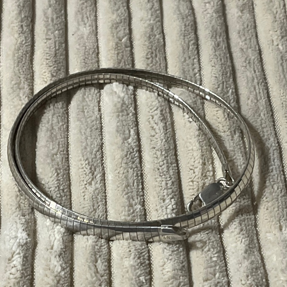 Sterling Silver Snake Necklace